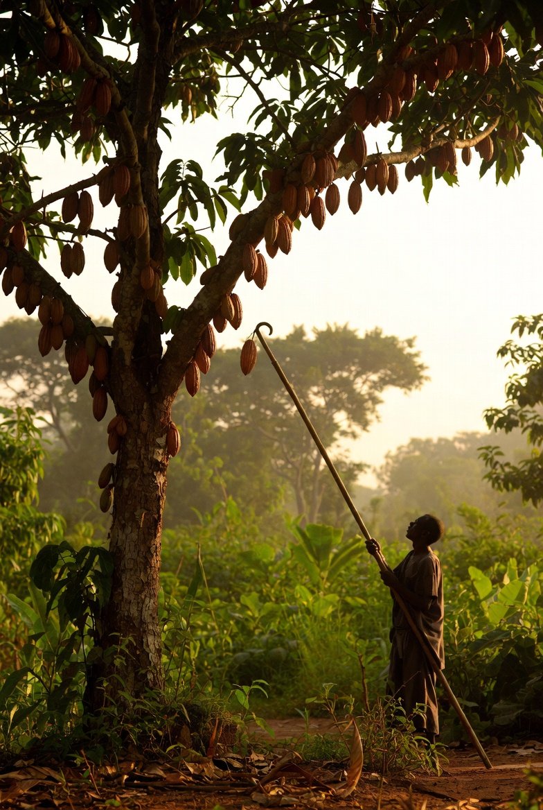 Harvesting Cocoa